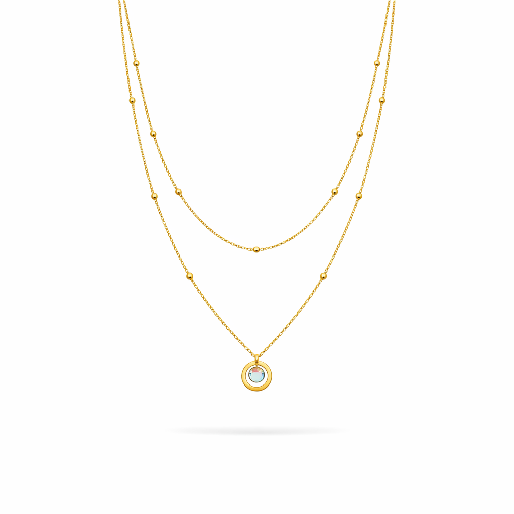 Golden Glow Set – Necklace & Earrings