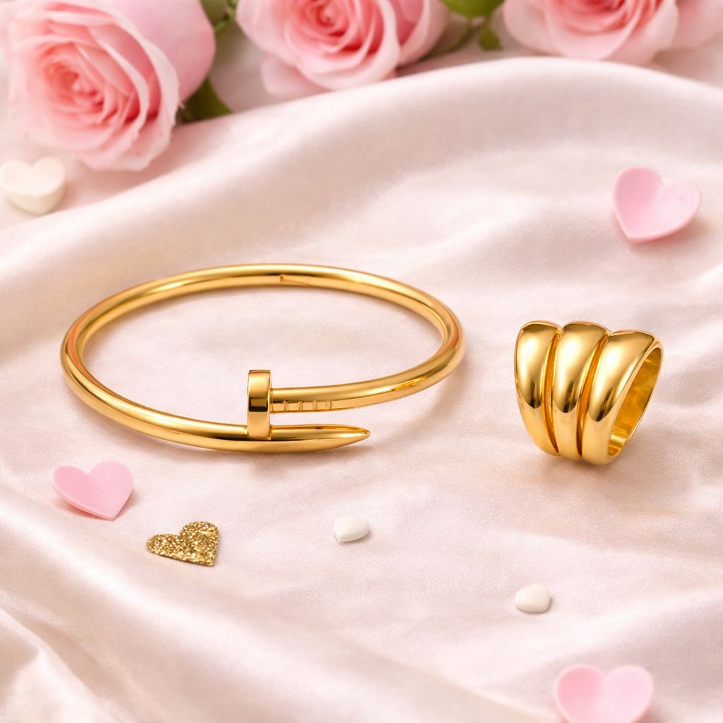 Bold Grace Set – Bracelet & Ring