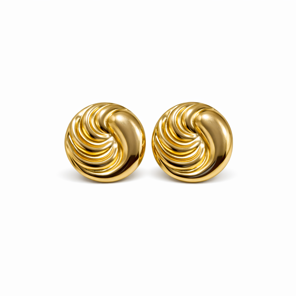 Swirl Stud Earrings