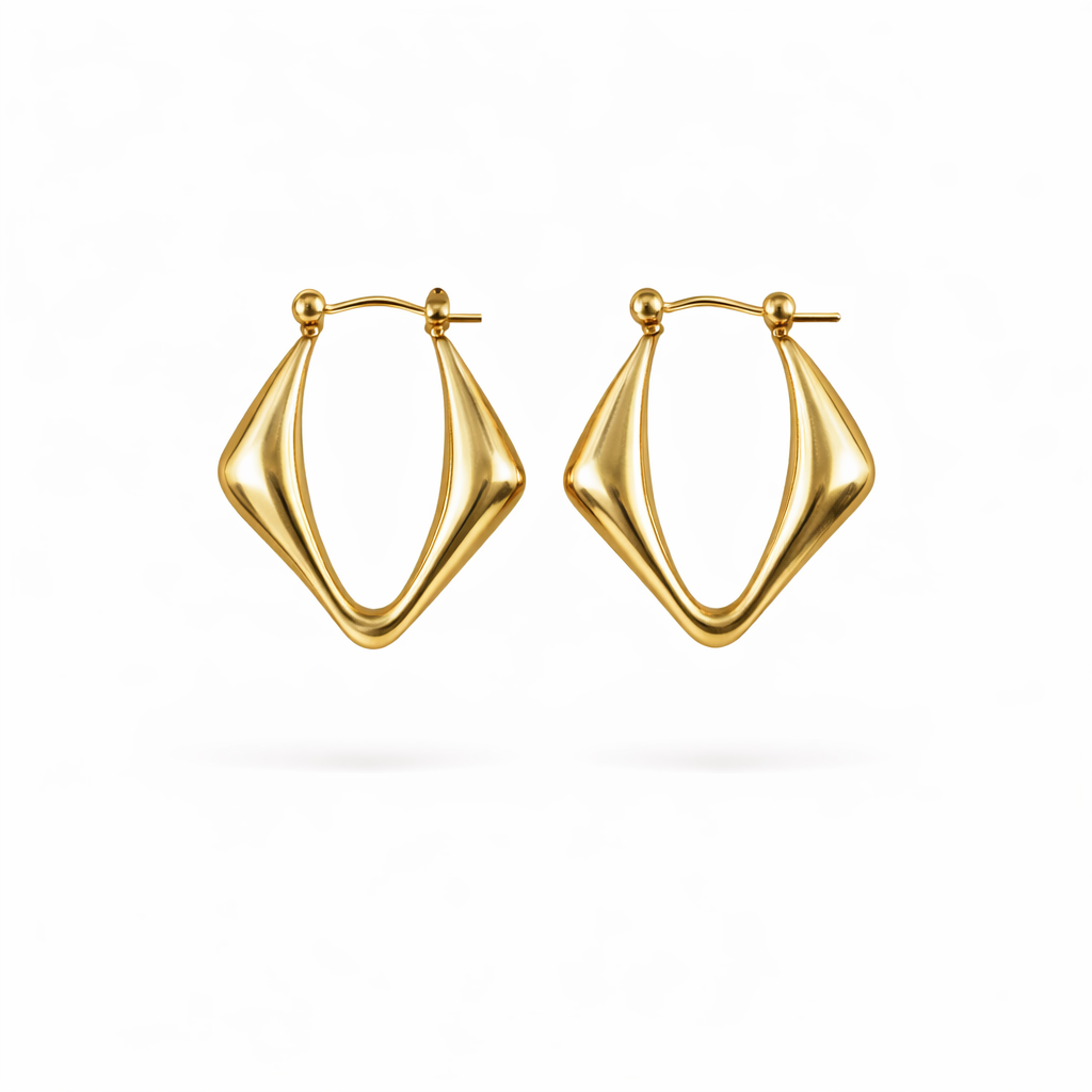 Geometric Hoop Earrings
