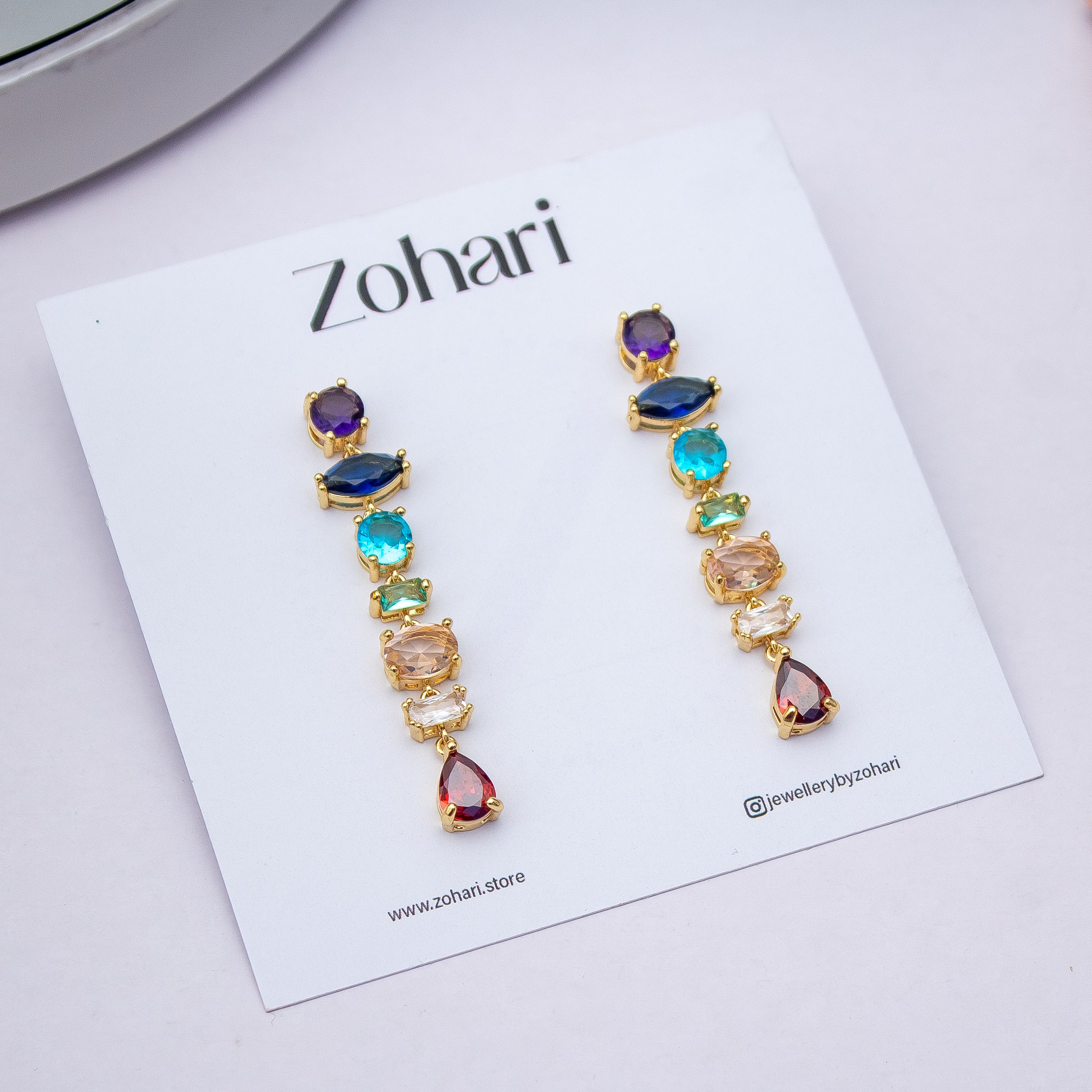 Rainbow Stone Drops