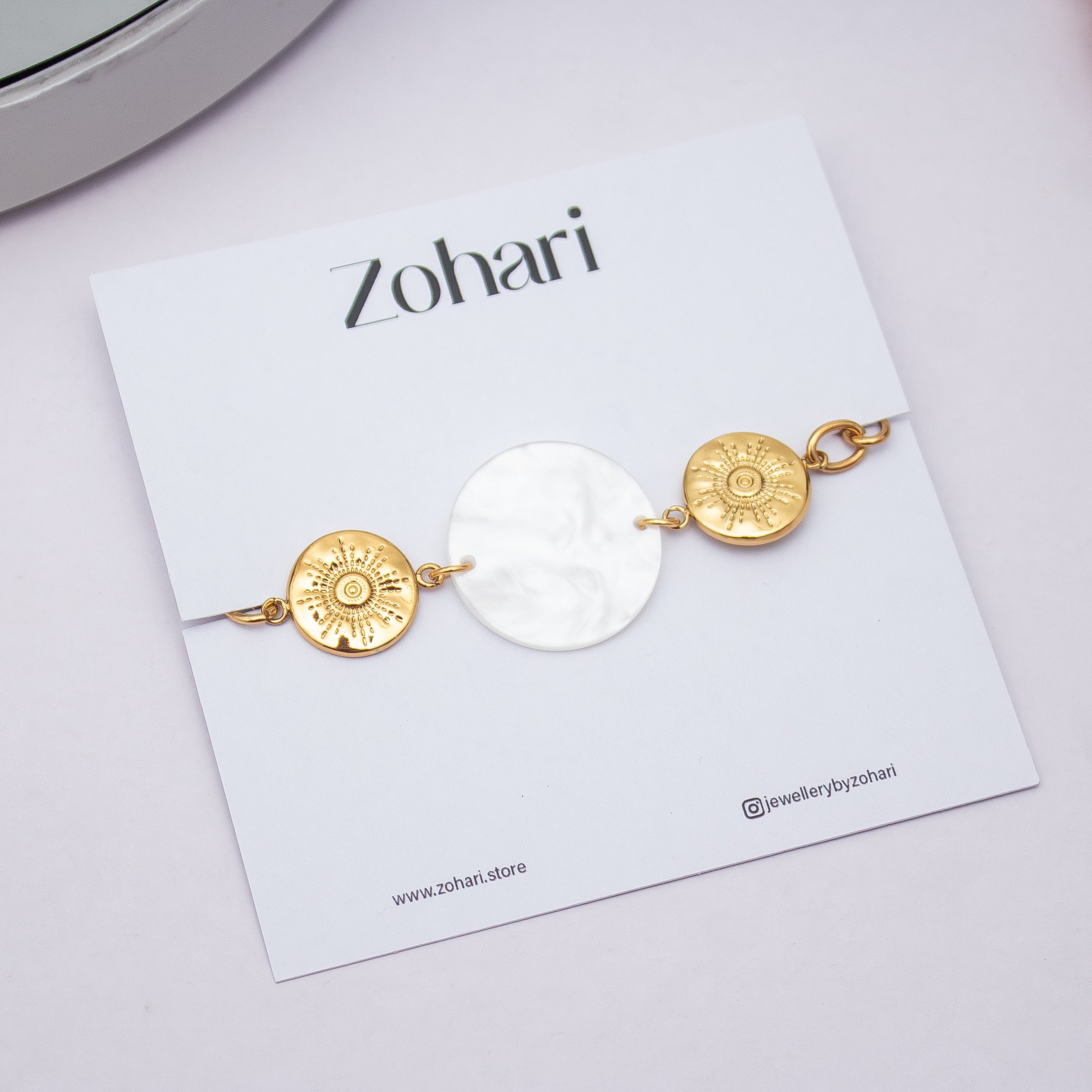Sun Disc Bracelet