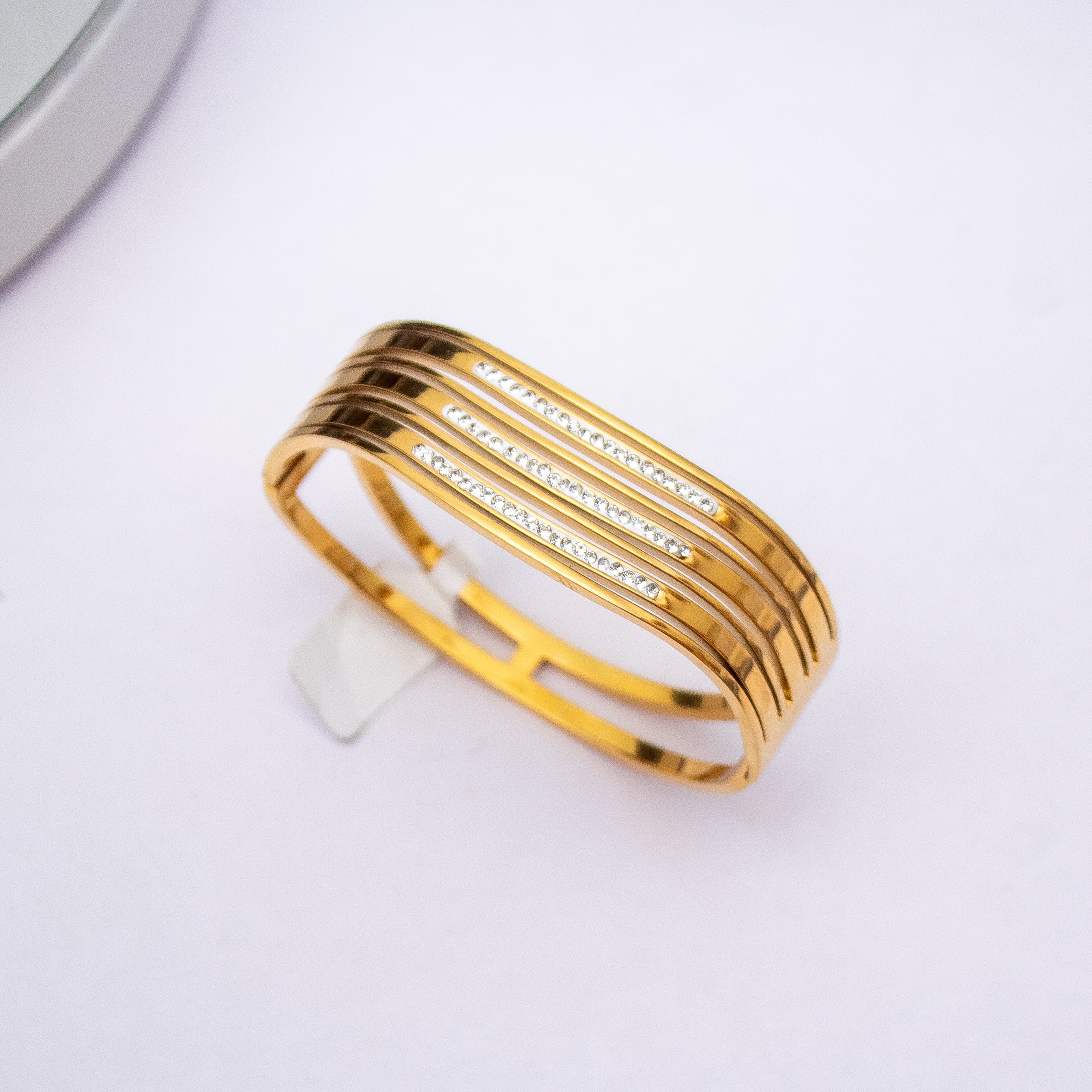 Striped Crystal Bracelet