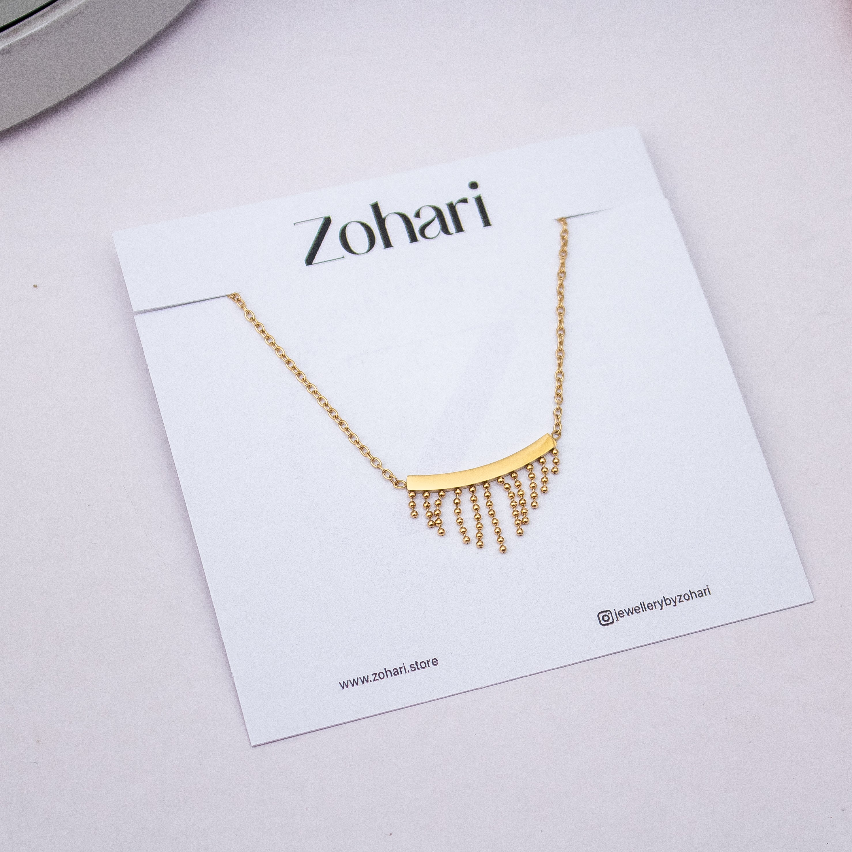 Fringe Bar Necklace