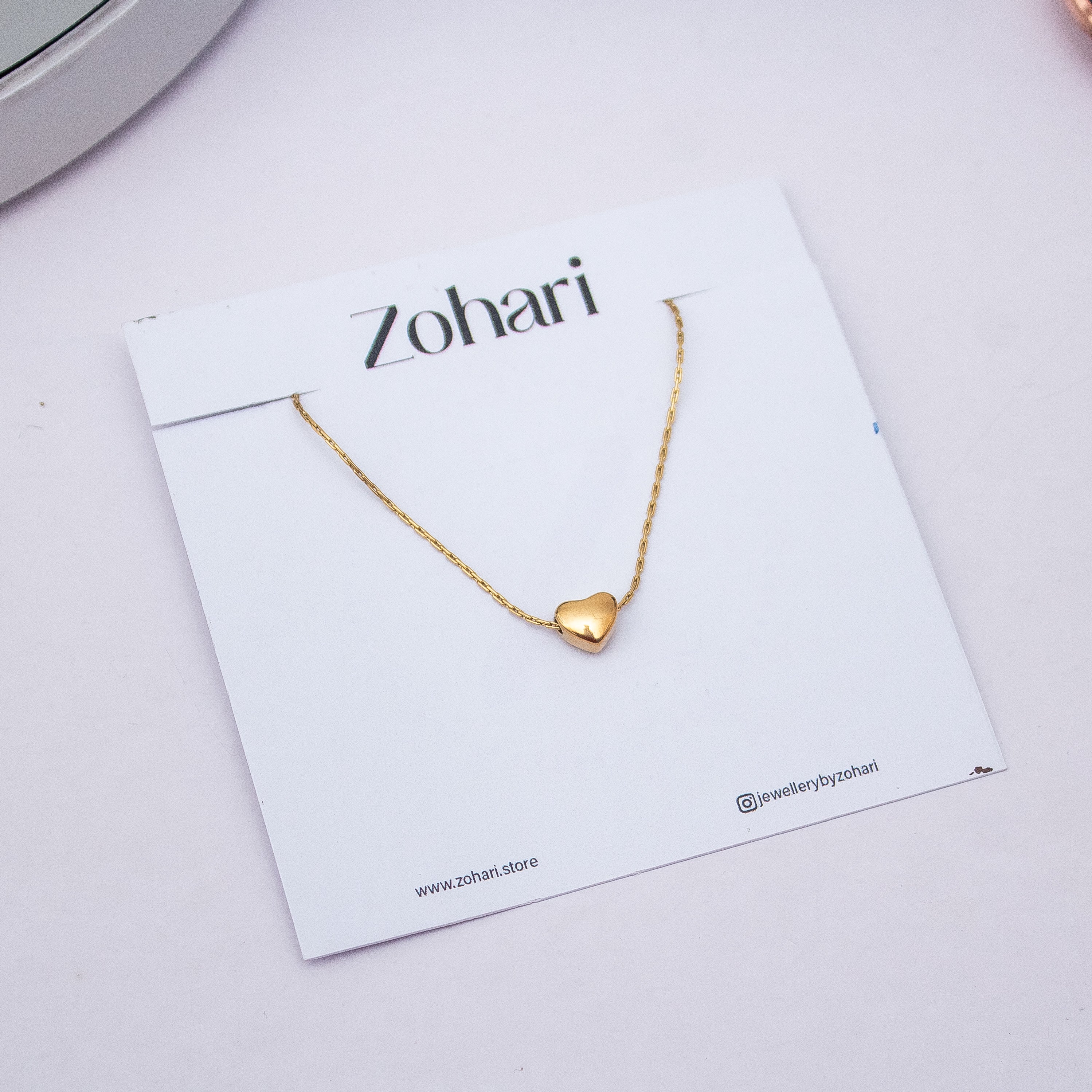 Minimal Heart Necklace