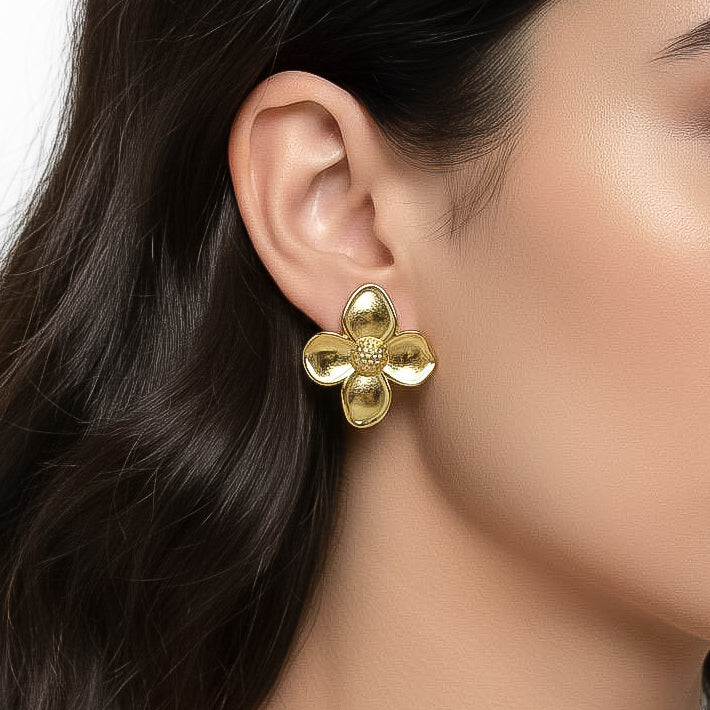 Cute flower earrings