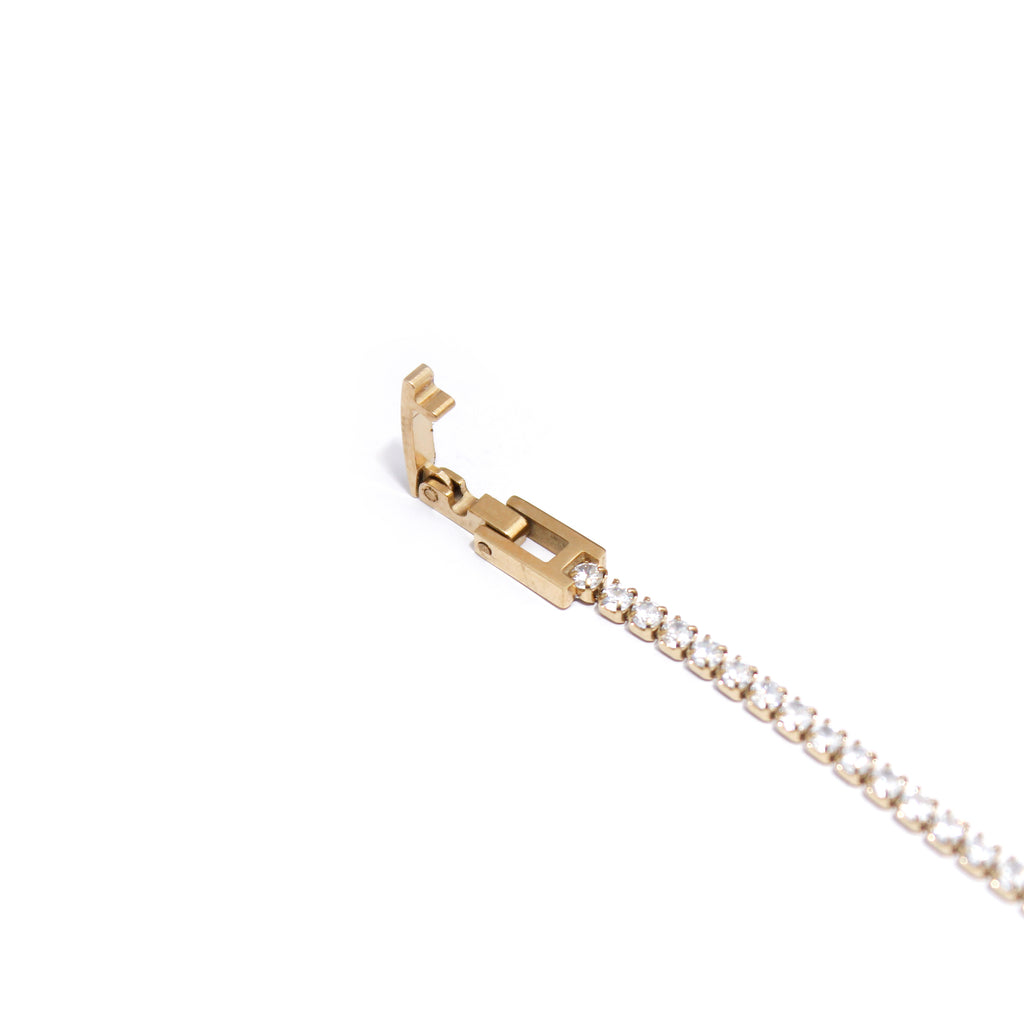 Crystal Center Tennis Bracelet
