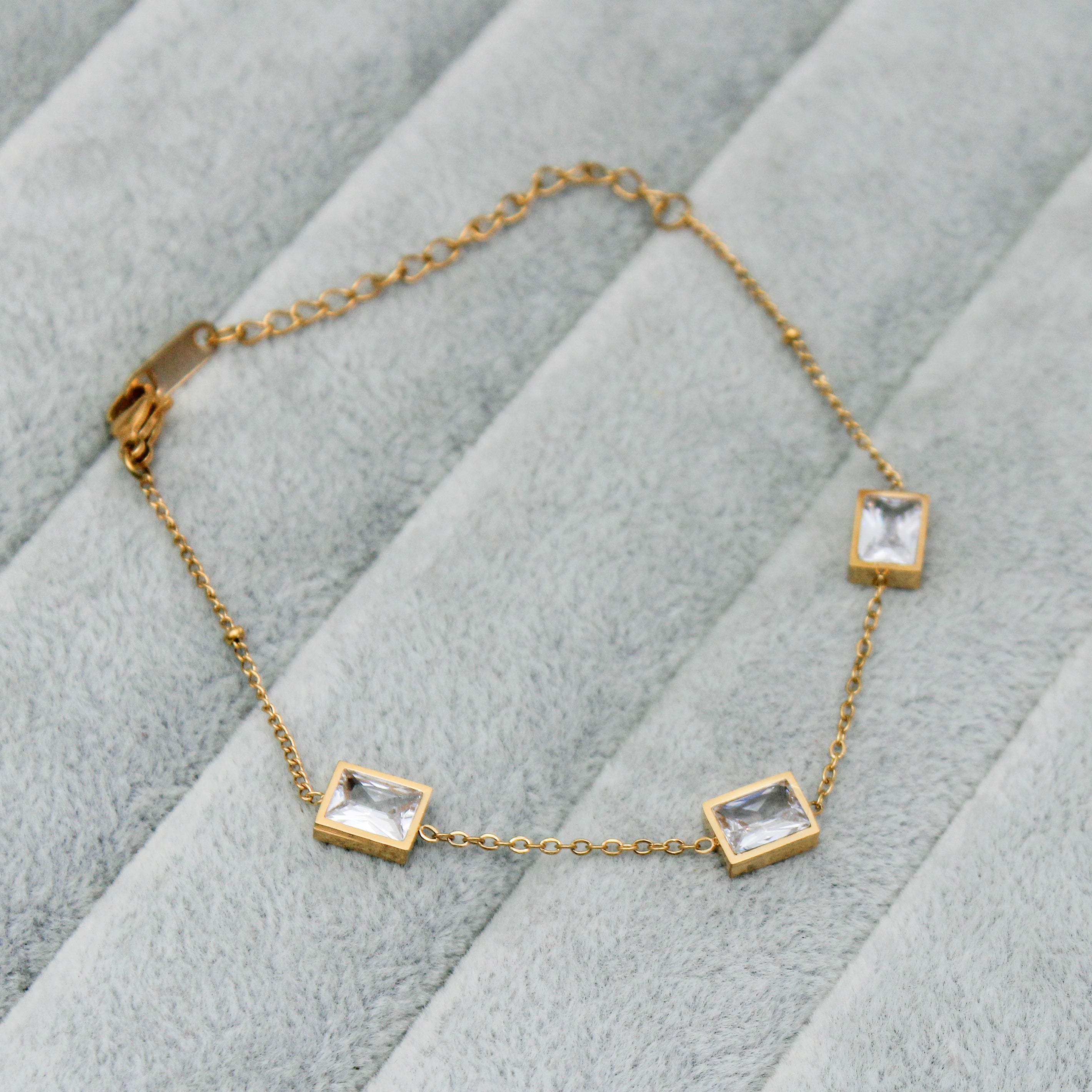 Trio Prism Charm Bracelet - ZB02