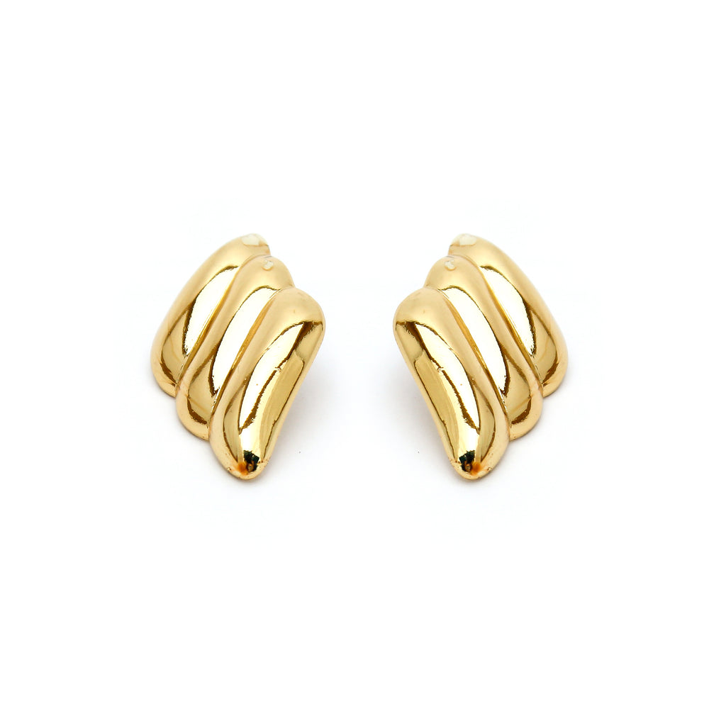 Wave Luxe Stud Earrings -