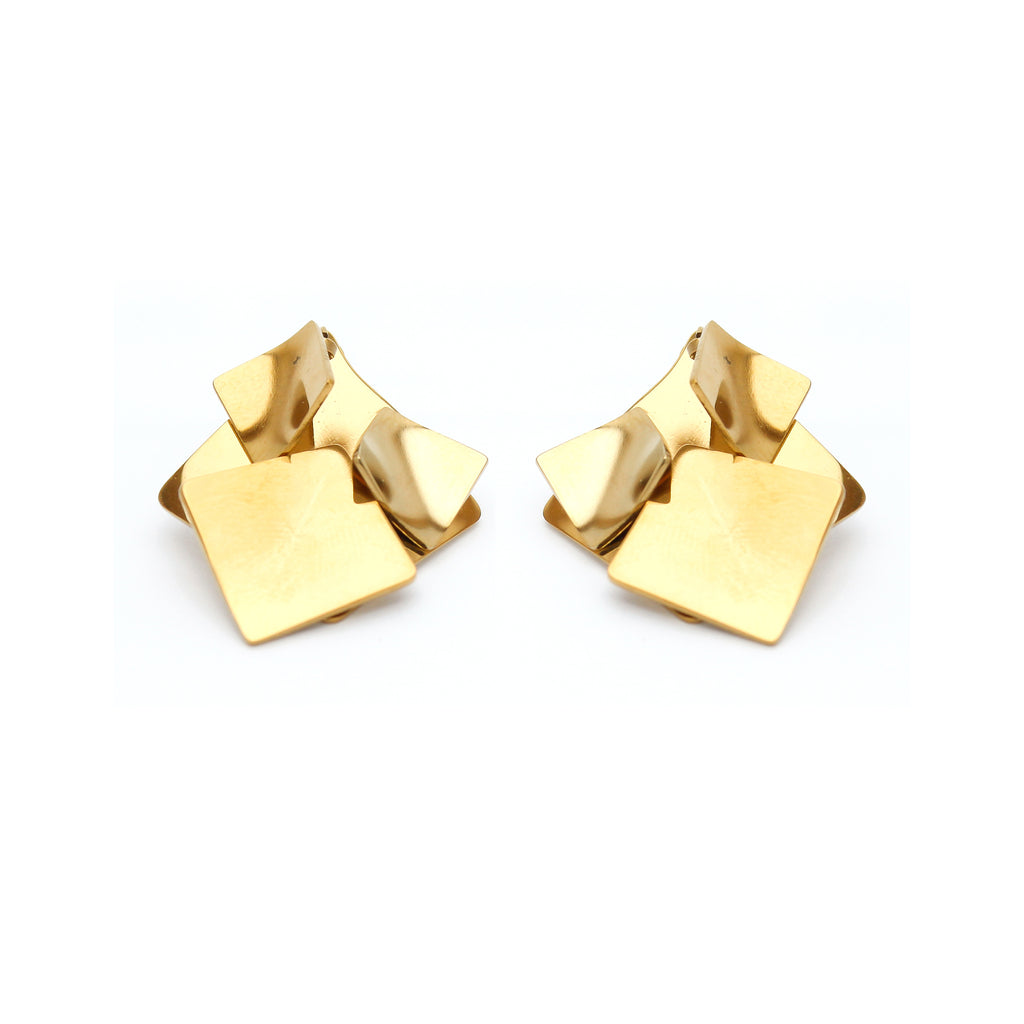 Geo Luxe Stud Earrings - ZE02