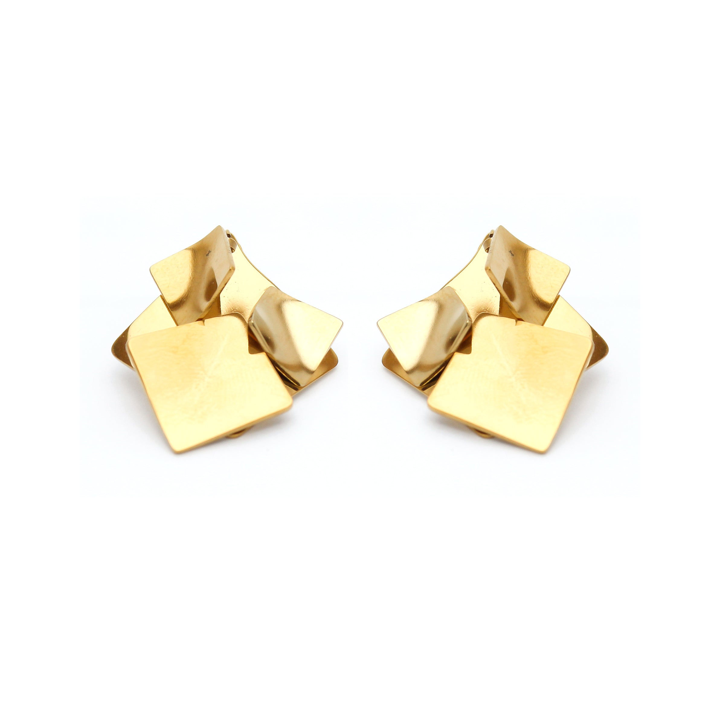 Geo Luxe Stud Earrings - ZE02