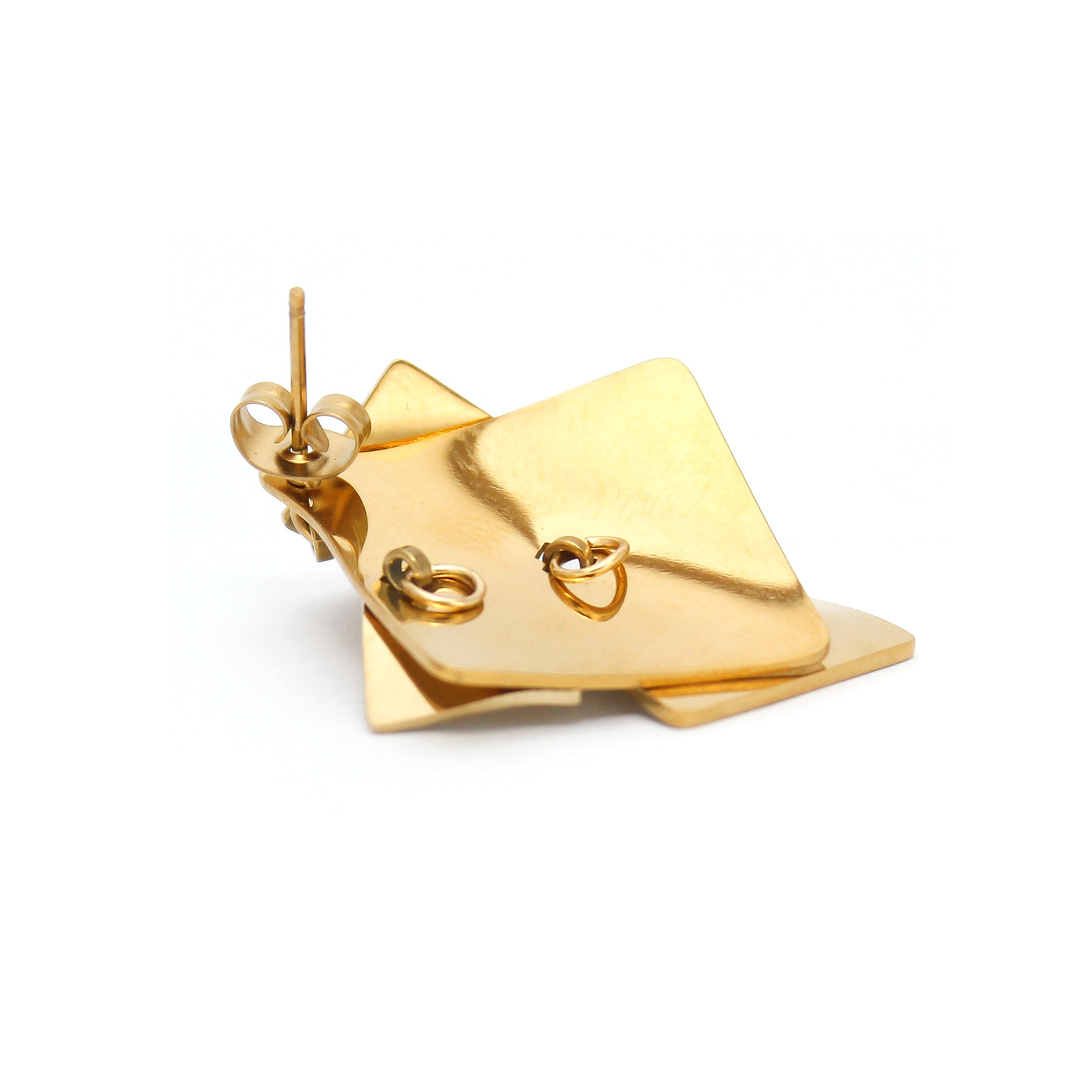 Geo Luxe Stud Earrings - ZE02