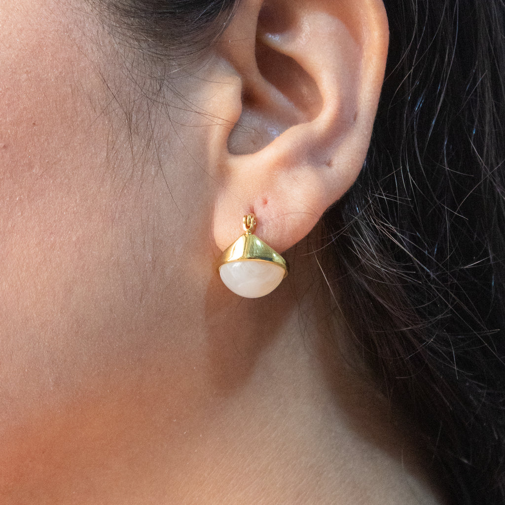 Pearl Dome Classic Earrings - ZE03