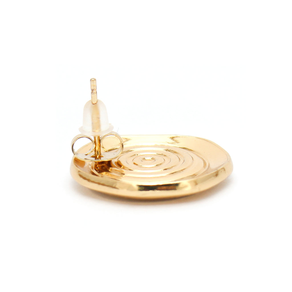 Ivory Halo Studs - ZE06