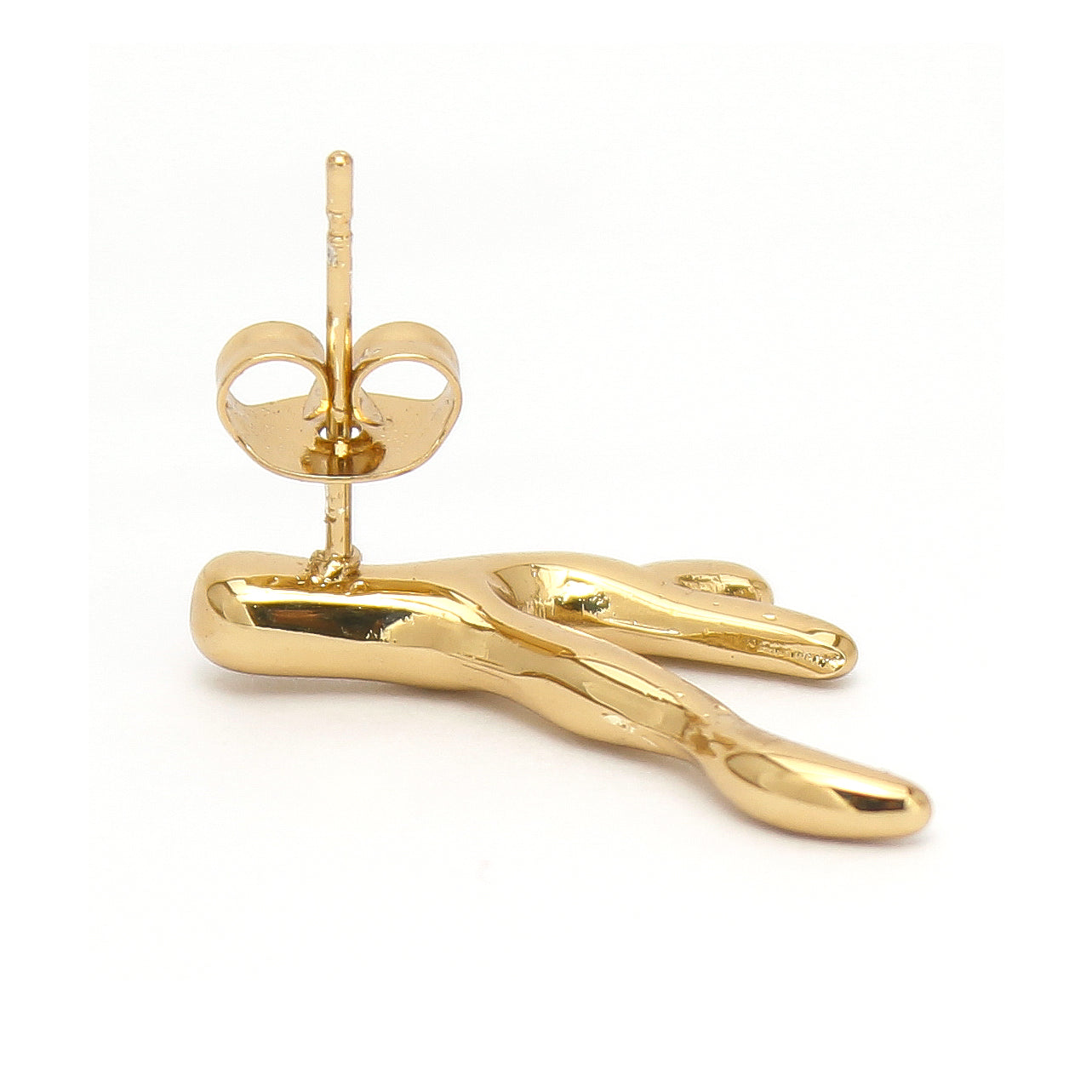 Golden Coral Studs - ZE07