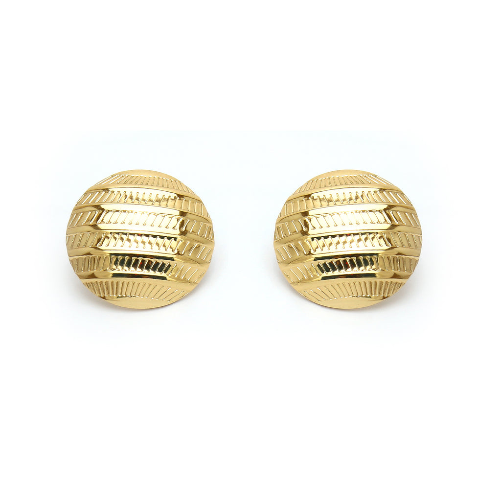 Textured Orb Studs - ZE15