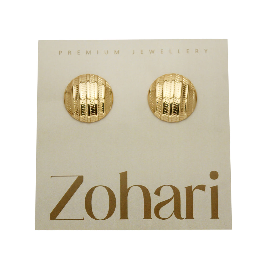 Textured Orb Studs - ZE15