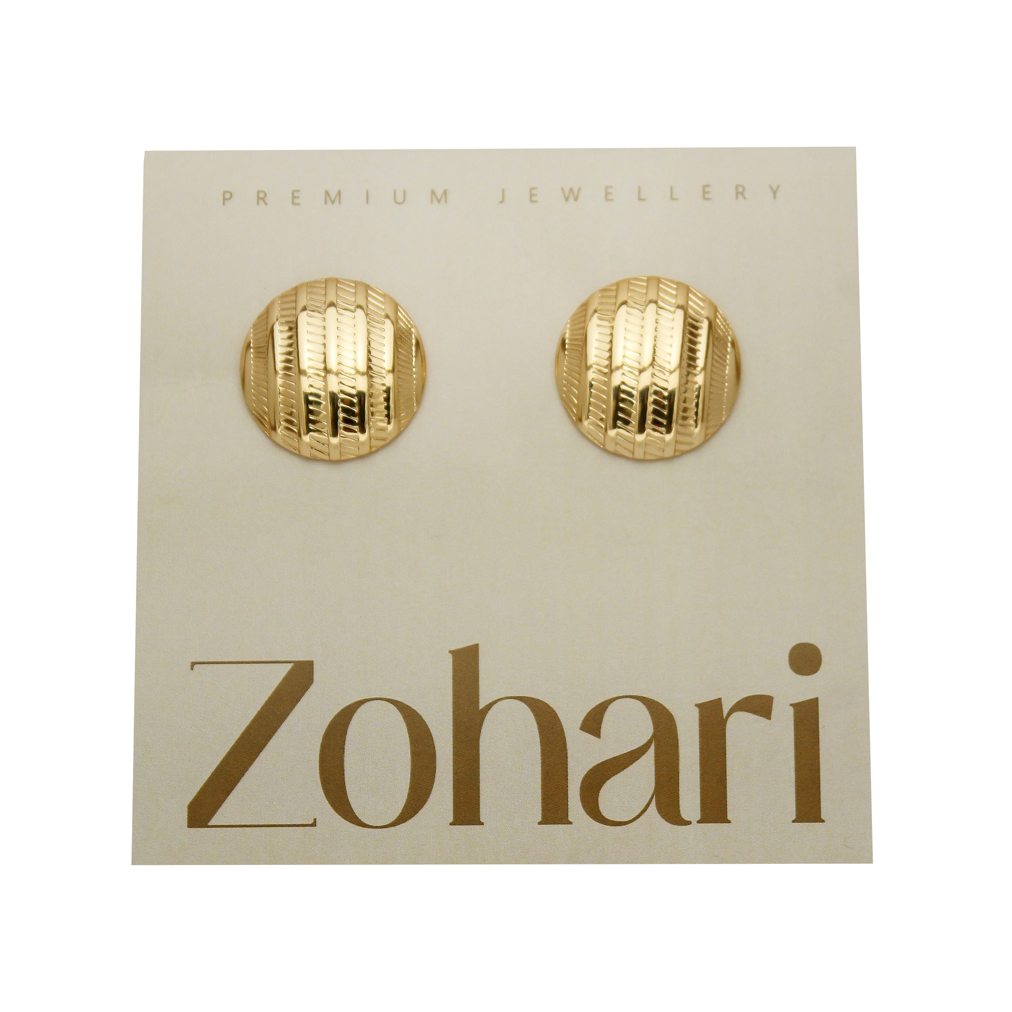 Textured Orb Studs - ZE15