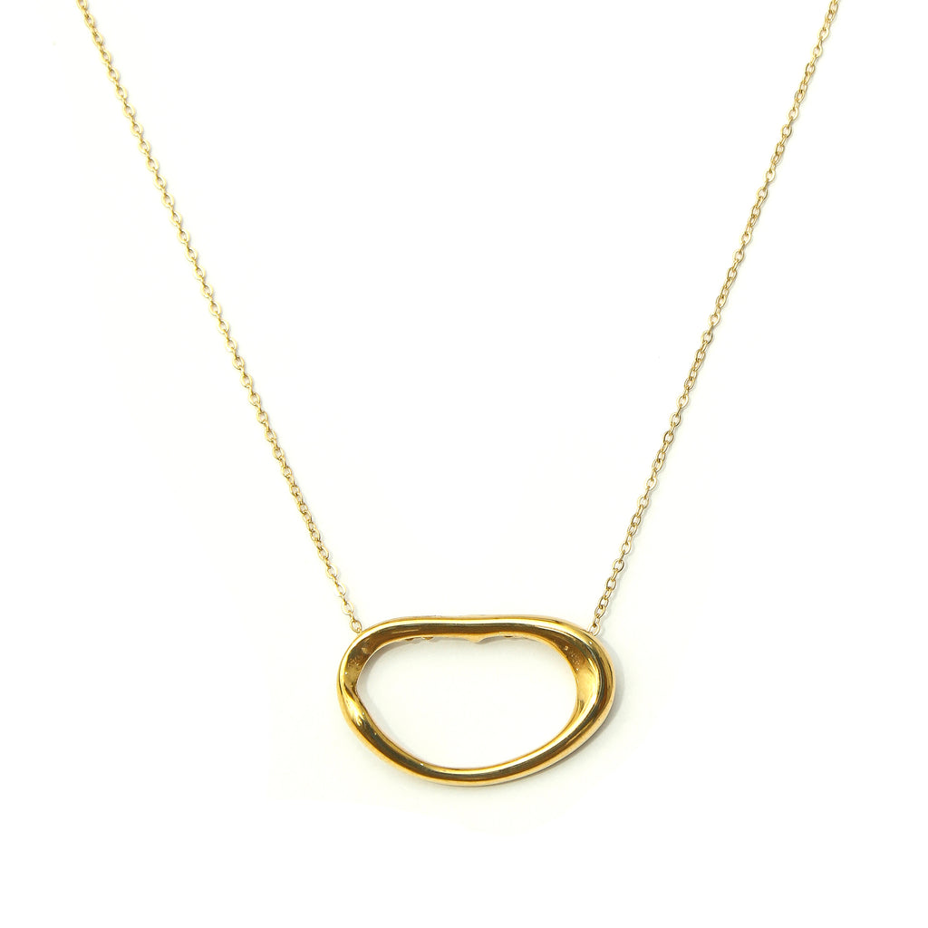 Organic Loop Pendant Necklace - ZN06