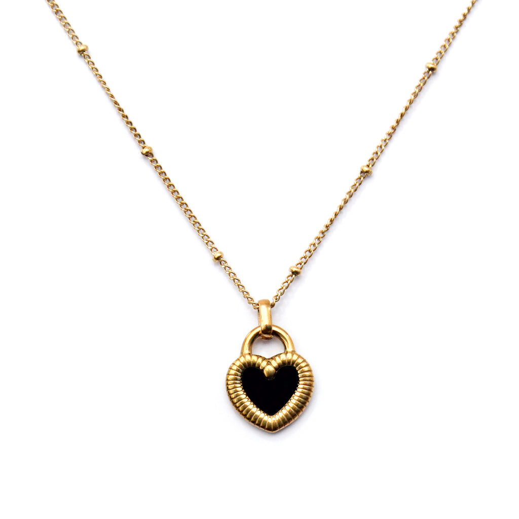 Dual Charm Heart Convertible Necklace - ZN11
