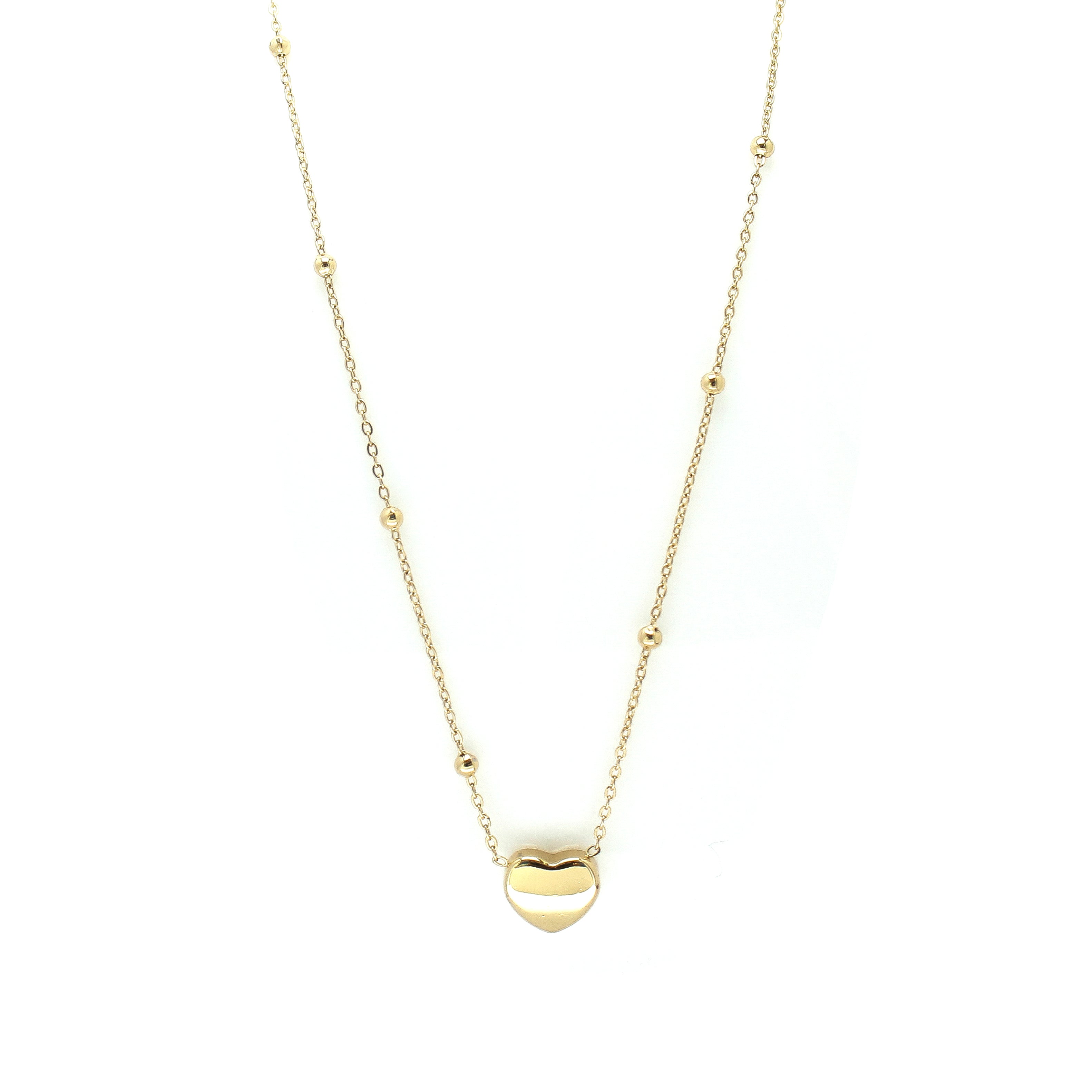 Minimal Heart Drop Necklace - ZN12