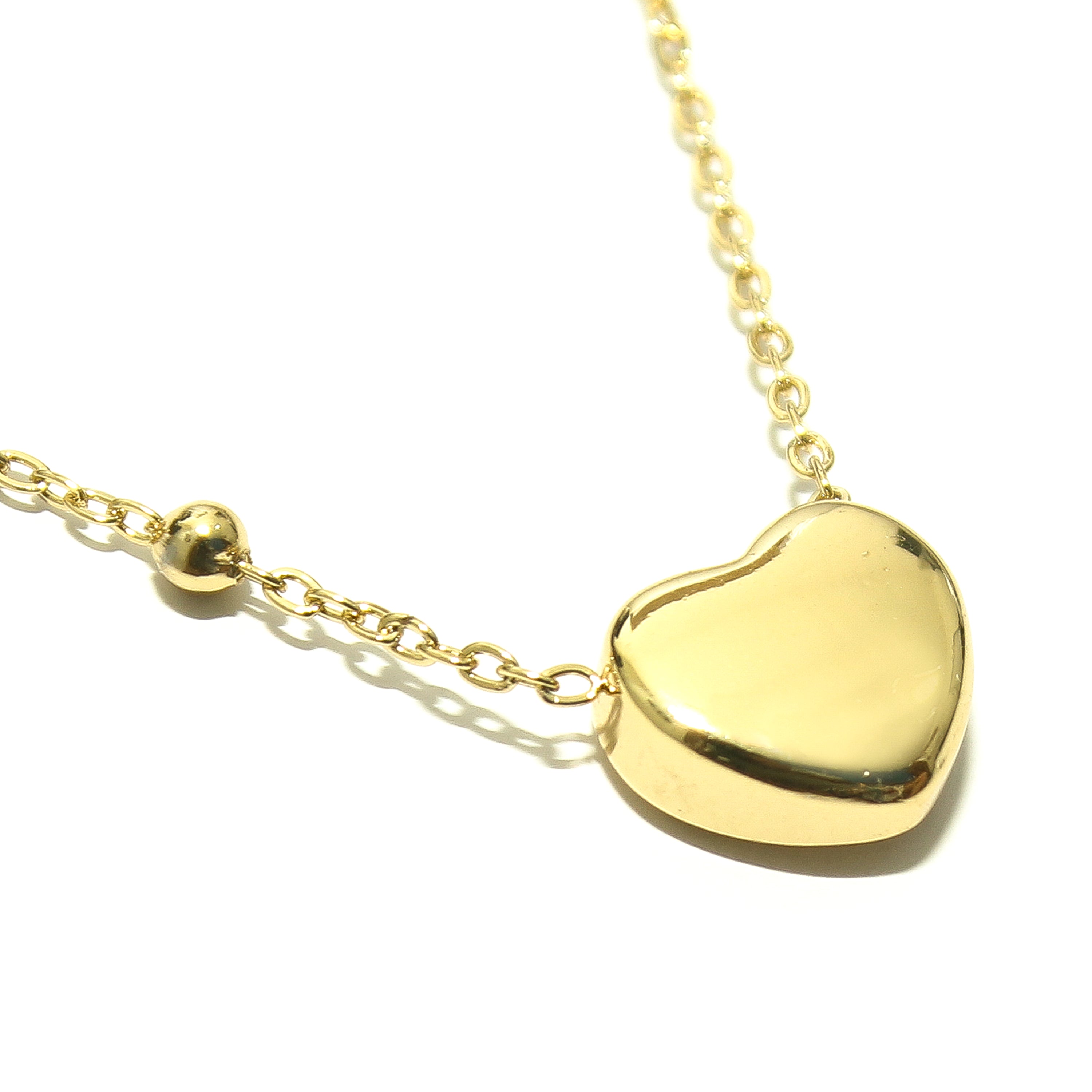 Minimal Heart Drop Necklace - ZN12