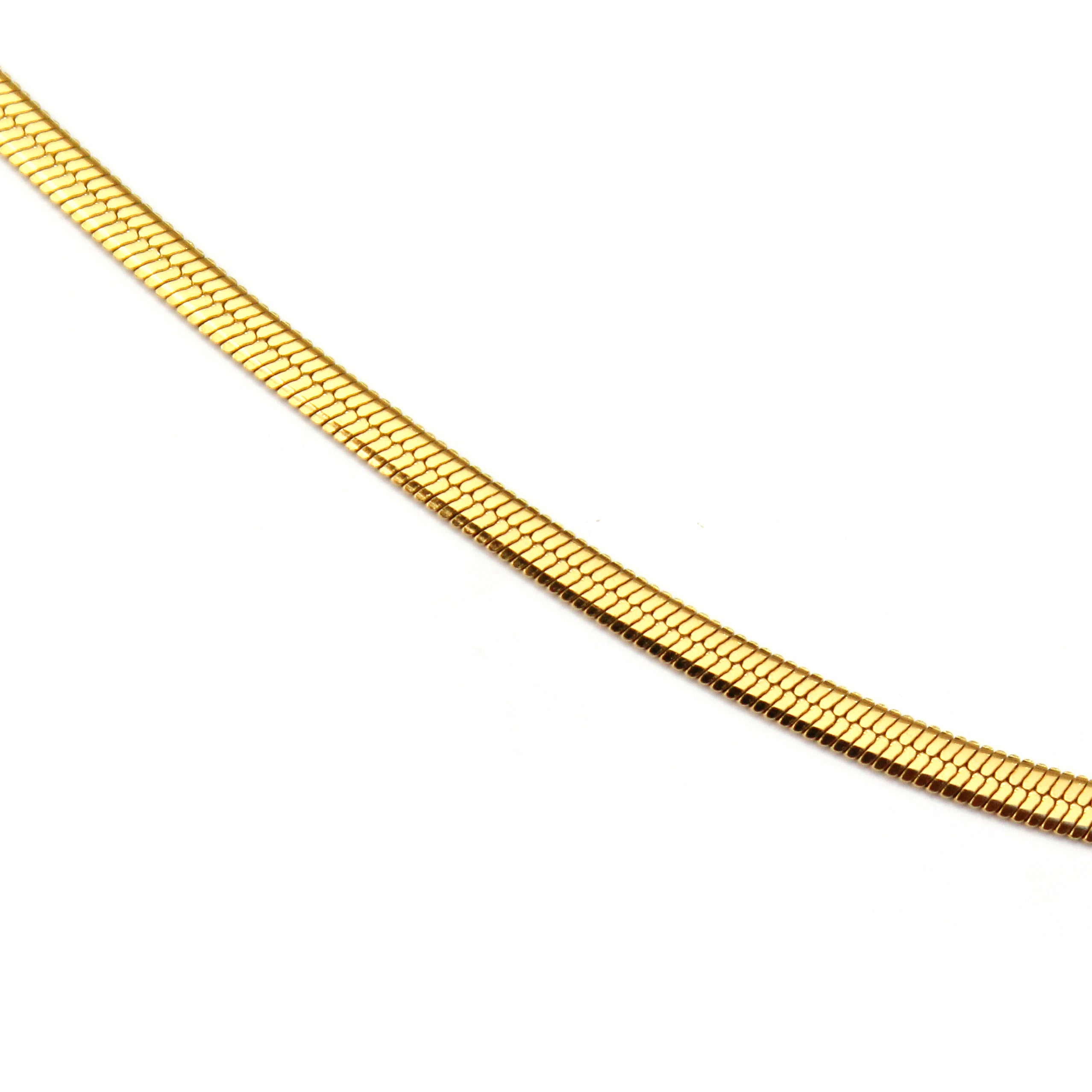 Sleek Herringbone Chain Necklace - ZN15