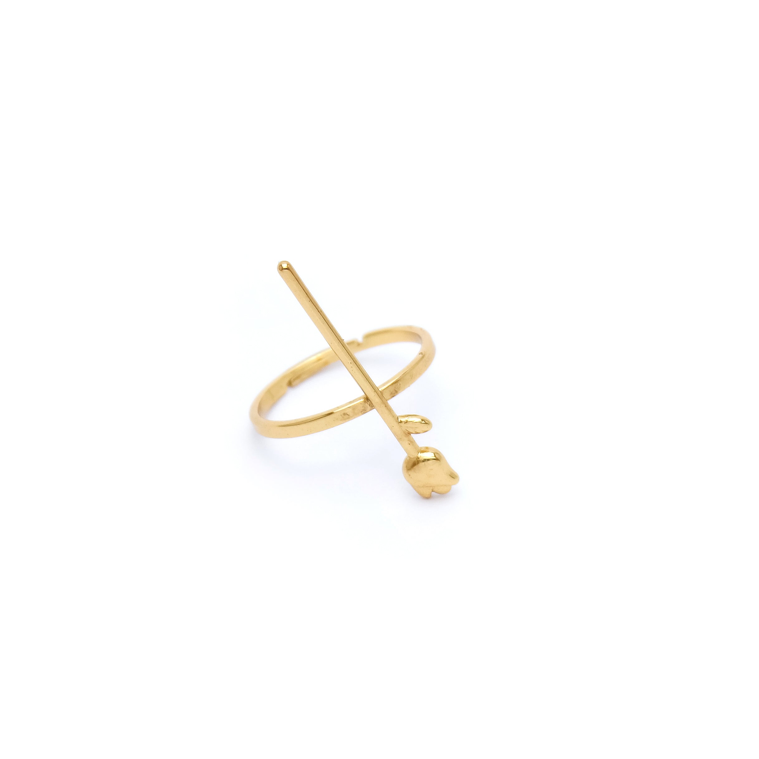 Gold Rose Ring - ZR05