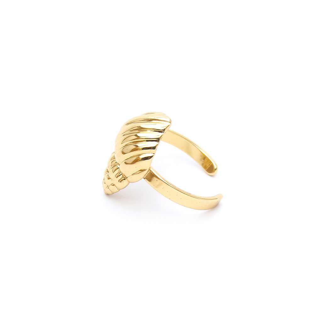 Gold Shell Ring - ZR10