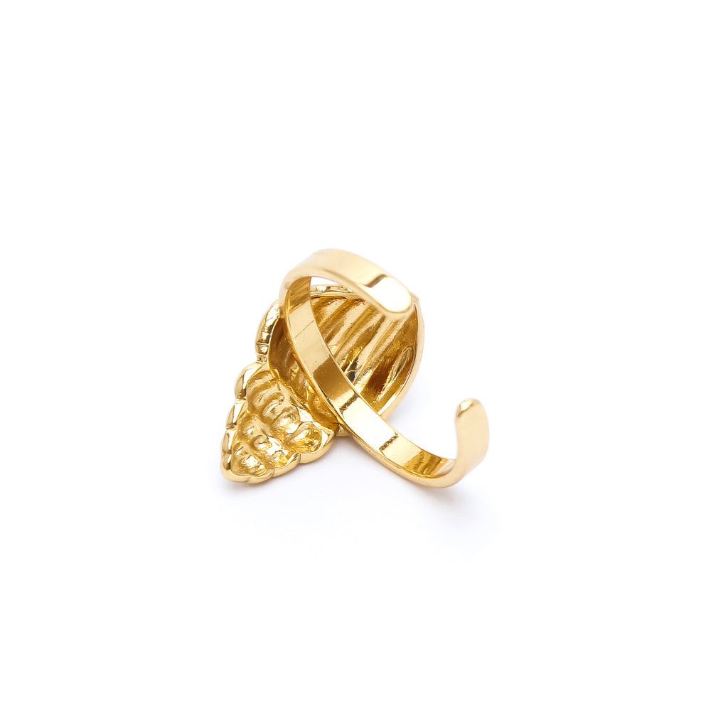 Gold Shell Ring - ZR10
