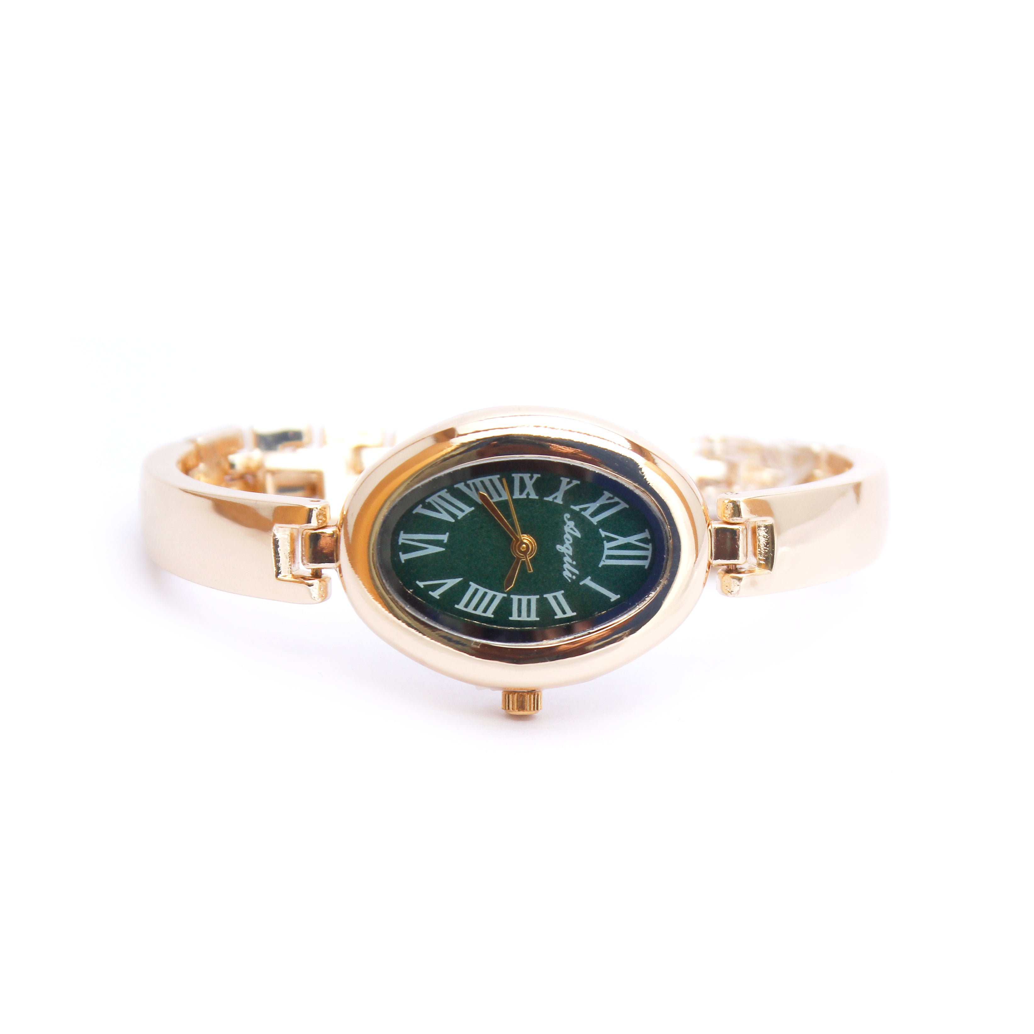 Emerald Dial Link Watch Bracelet - ZW01