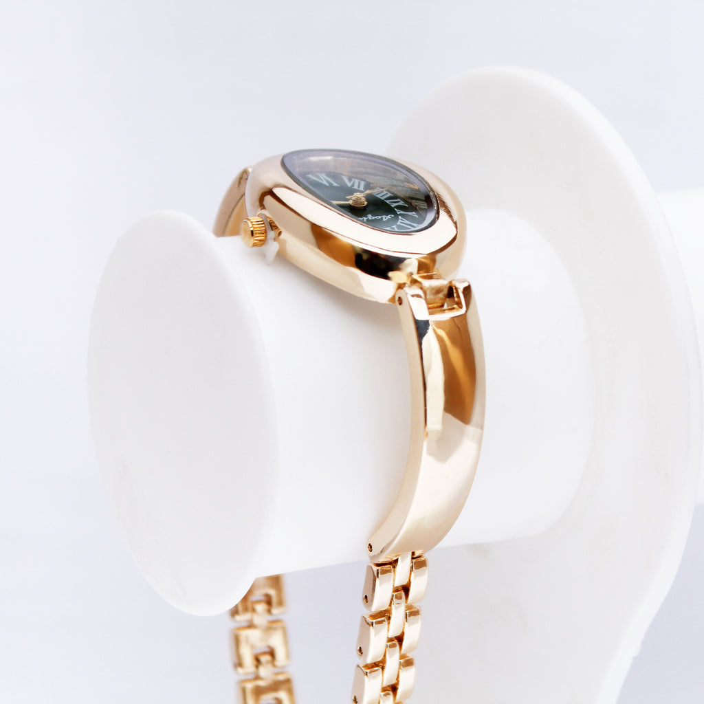 Emerald Dial Link Watch Bracelet - ZW01