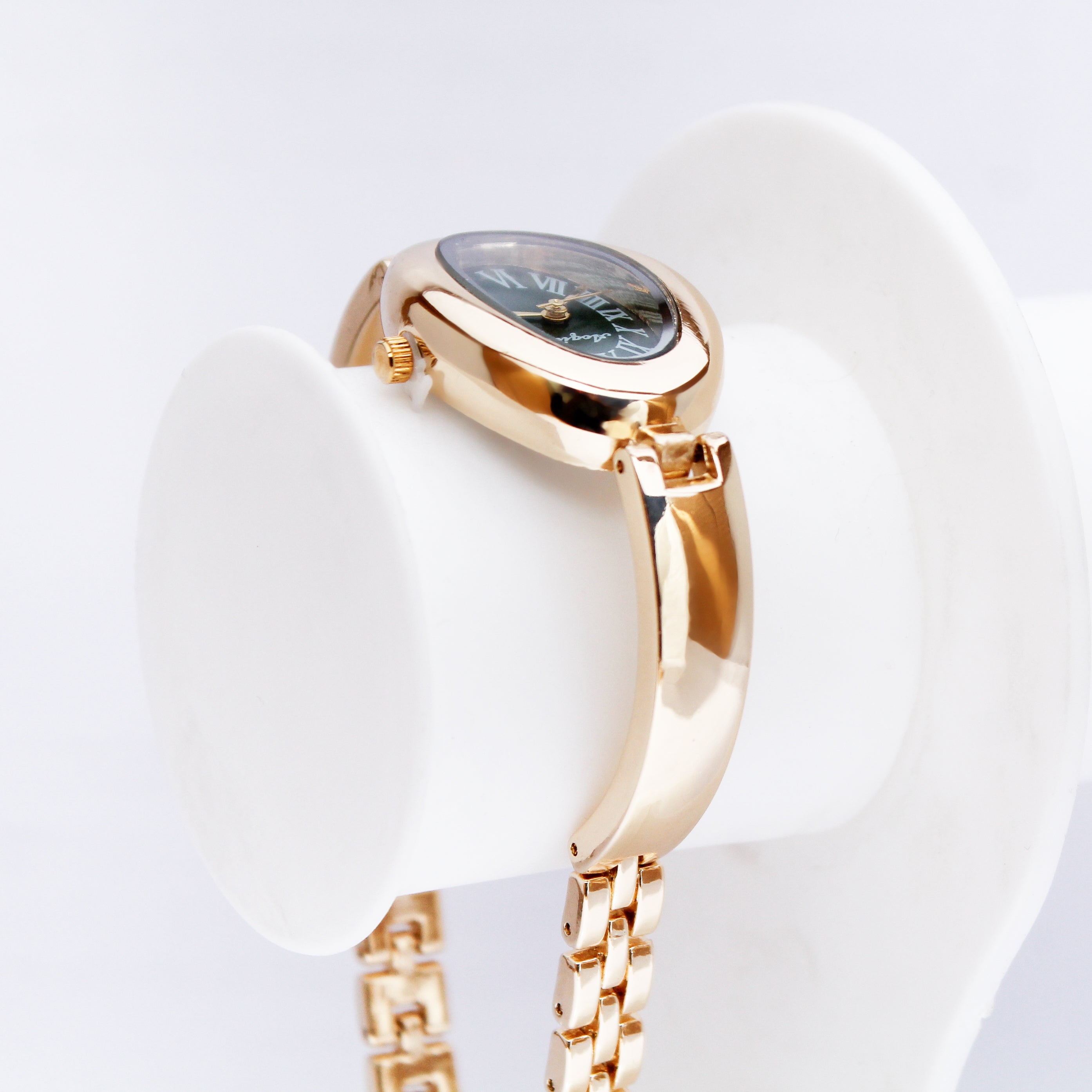 Emerald Dial Link Watch Bracelet - ZW01