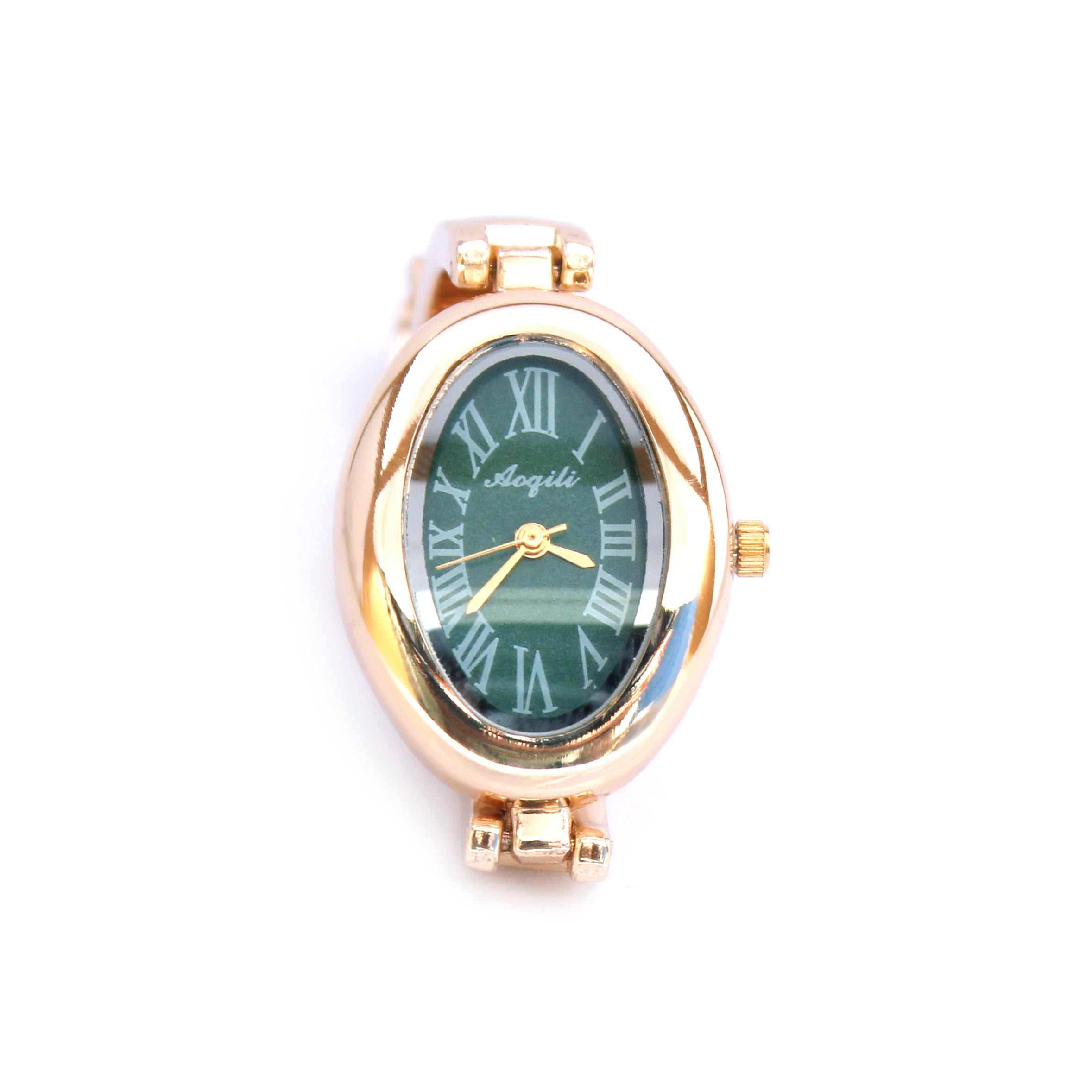 Emerald Dial Link Watch Bracelet - ZW01